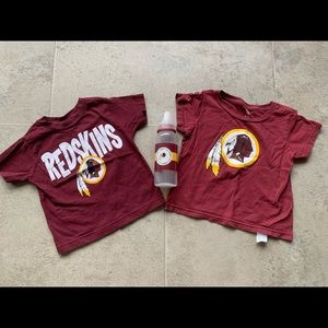 Redskins Tees and Baby Bottle